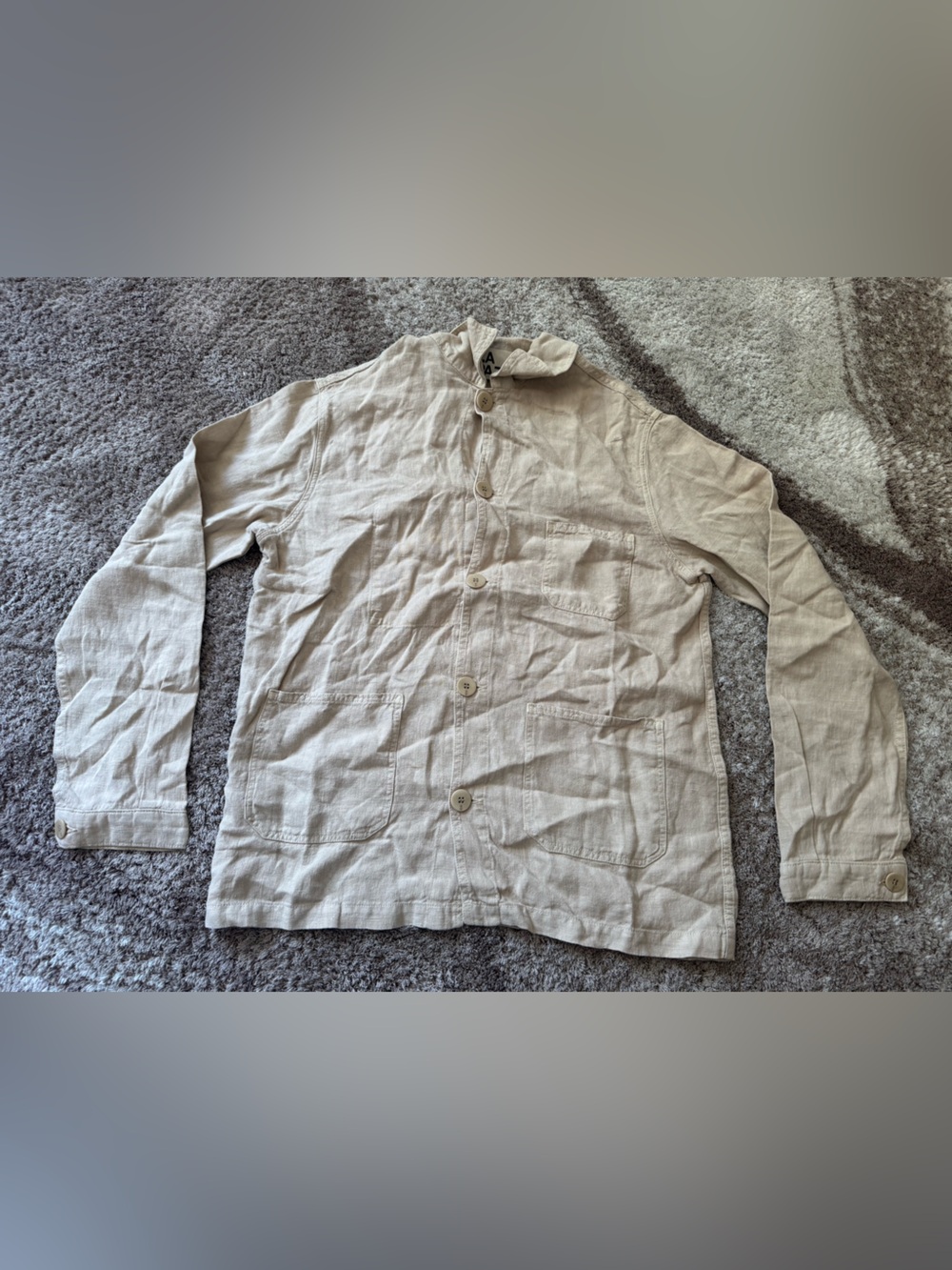 La Paz Baptista desert linen coat